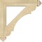 Ekena Millwork Olympic Arts & Crafts Rough Sawn Bracket, Douglas Fir, 4"W x 28"D x 28"H BKT04X28X28OLY03RDF - alternate 3